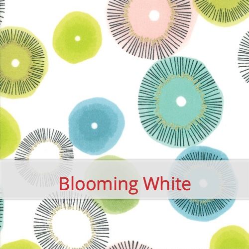 Cotton Fabric - Blooming White