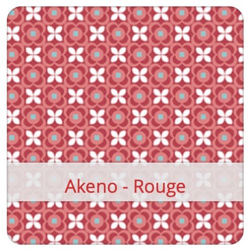 Fabric swatch image for pattern: Akeno - Rouge