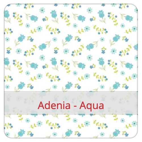 Fabric swatch image for pattern: Adenia - Aqua