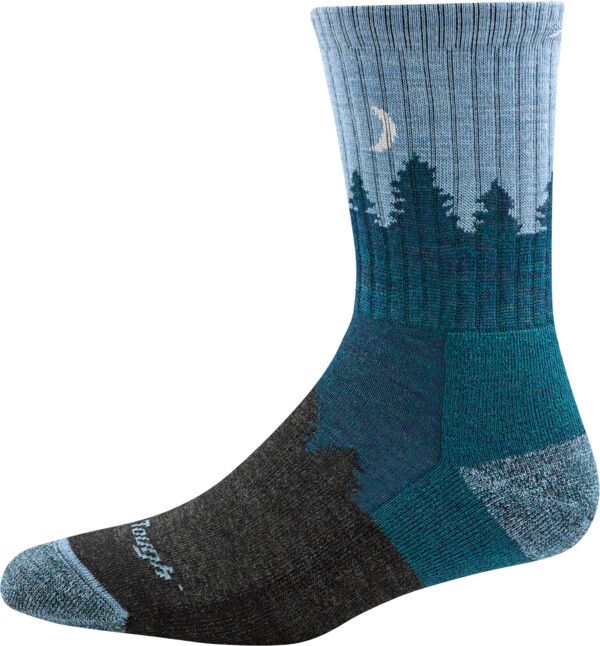 Darn Tough - Hiker: Womens Micro Crew - Treeline Blue - L