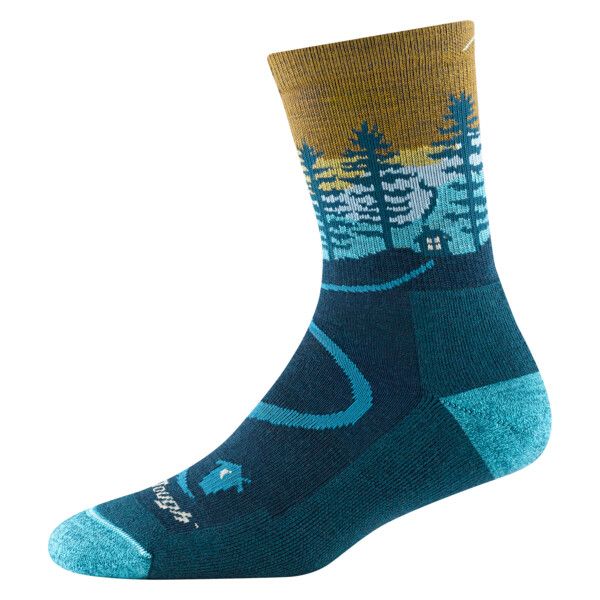 Darn Tough - Hiker: Womens Micro Crew - Northwoods Teal - L