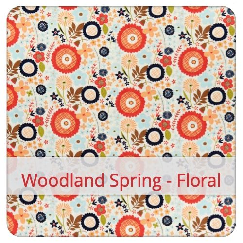 Katoenen Stof - Woodland Spring - Floral