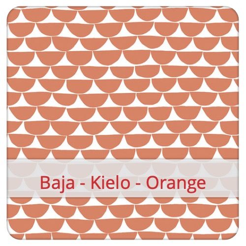 Katoenen Stof - Baja - Kielo - Orange