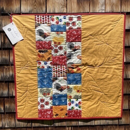Quilt Patchwork Plume Dorée Quilt Patchwork Plume Dorée