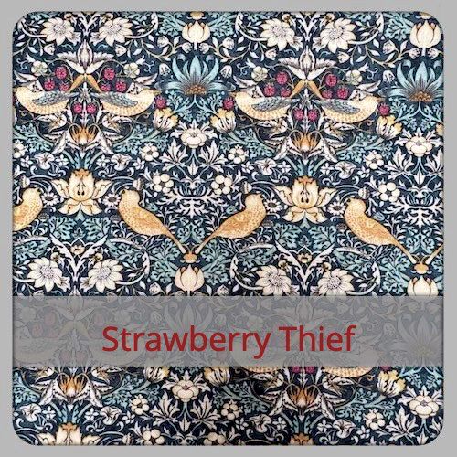 Cotton Fabric - Strawberry Thief Cotton Fabric - Strawberry Thief