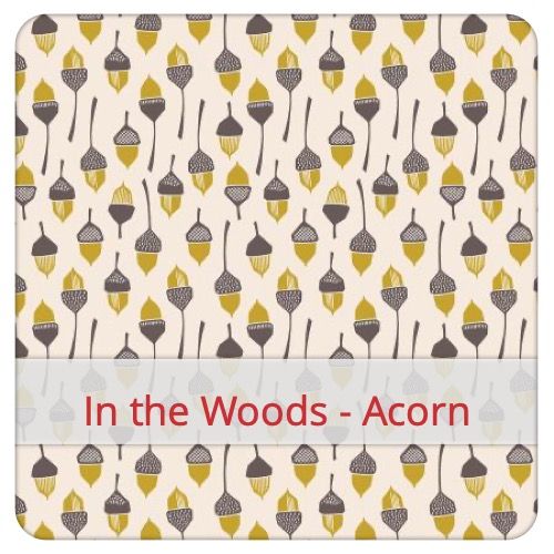Katoenen Stof - In the Woods - Acorn