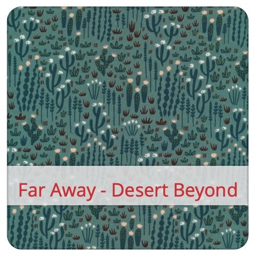 Katoenen Stof - Far Away - Desert Beyond