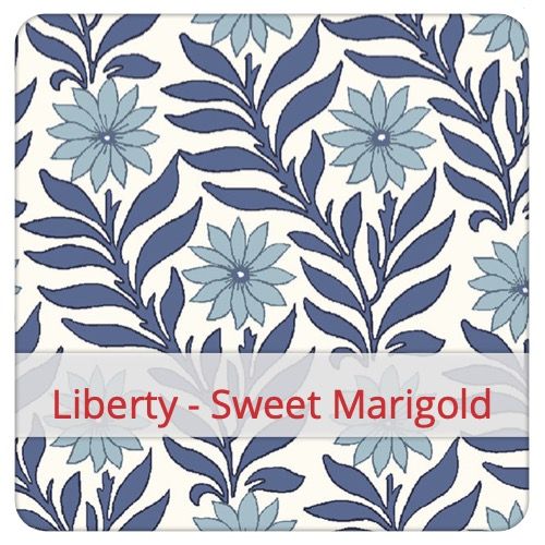 Katoenen Stof - Liberty - Sweet Marigold