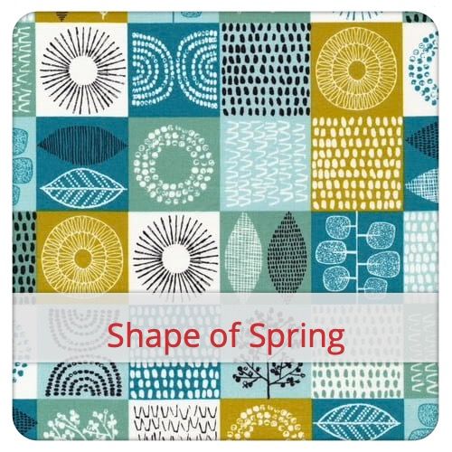 Katoenen Stof - Shape of Spring