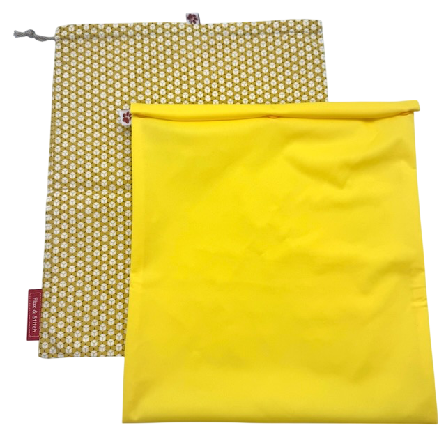 Bread Bag & XL Freezer Bag Kit (Yellow)