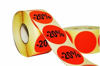 Aktionsetiketten 30 mm