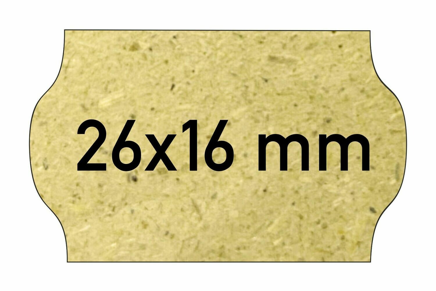 Etiketten 26x16 mm Gras - Eco