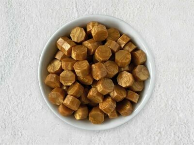 Siegelwachs in Perlen - Gelbgold - Granulat