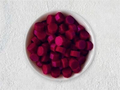 Siegelwachs in Perlen - Berry - Granulat