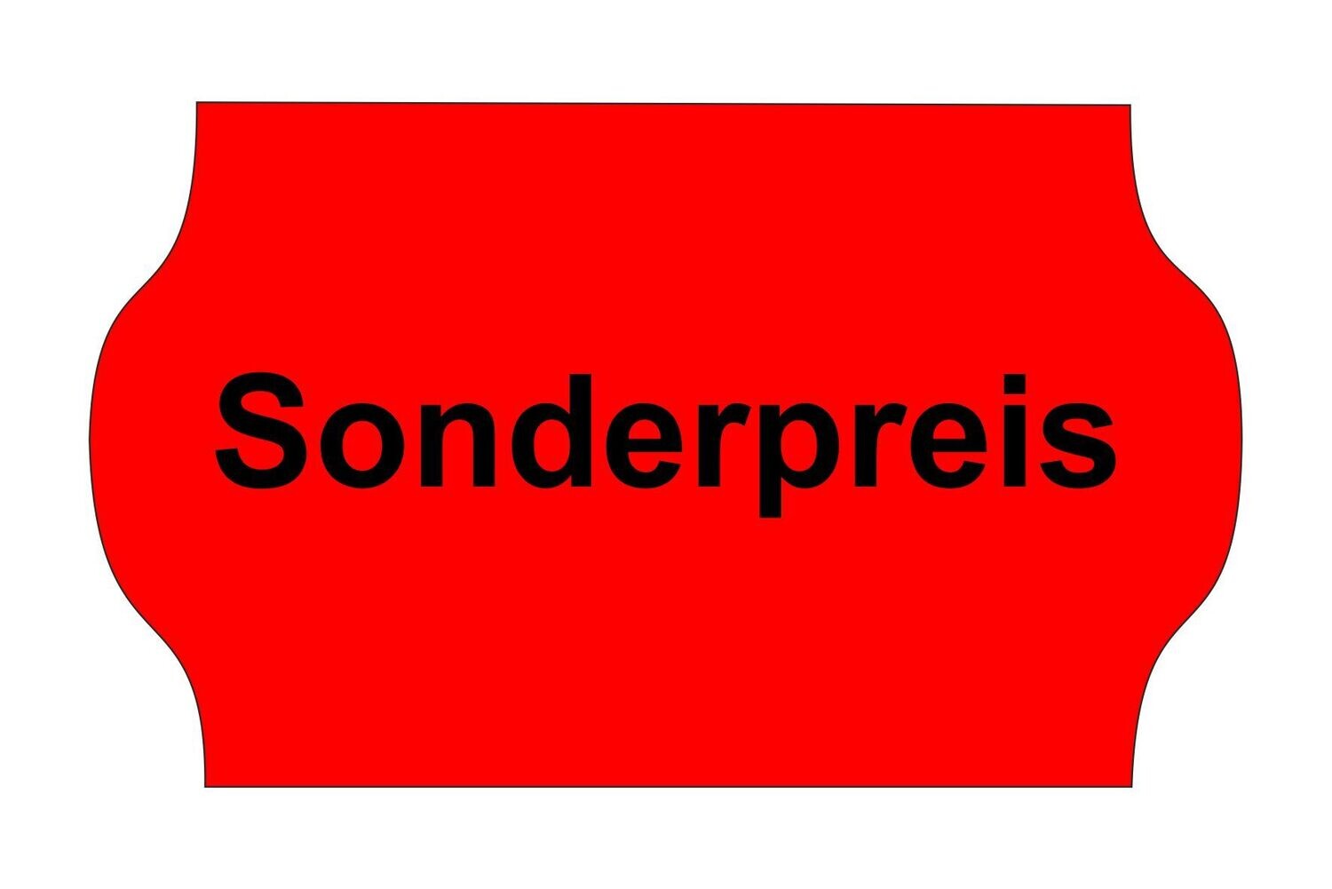 Etiketten 32x19 mm rot Sonderpreis