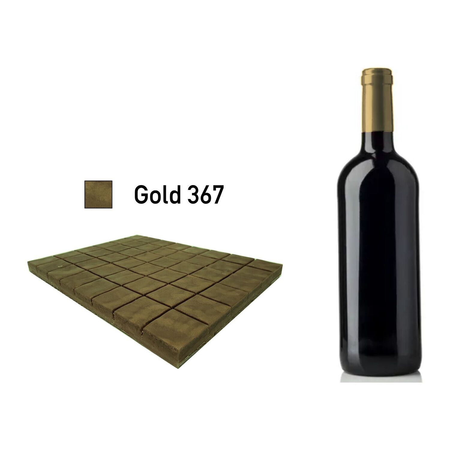 Siegelwachs für Flaschen - Gold 367 brilliant glänzend