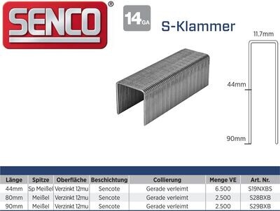 Klammer Senco S19BXB-ETA