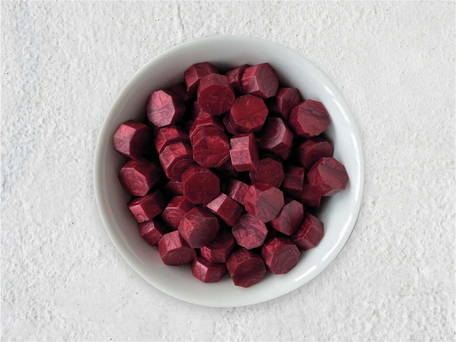 Siegelwachs in Perlen - Granatapfel - Granulat