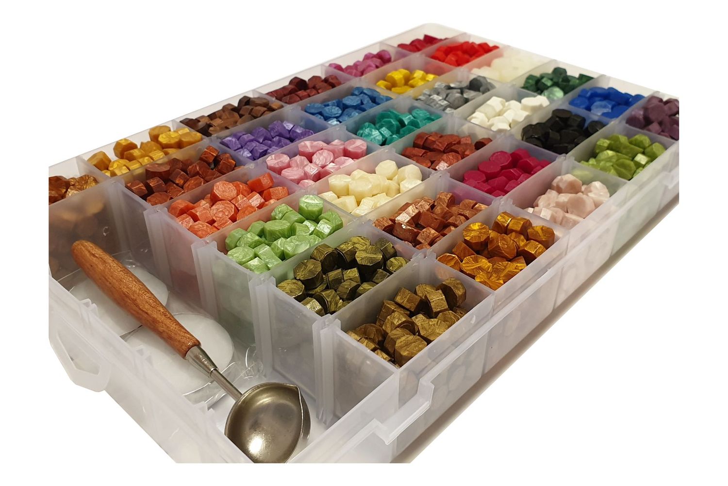 Siegelwachsperlen - Set L - 31 verschiedene Farben