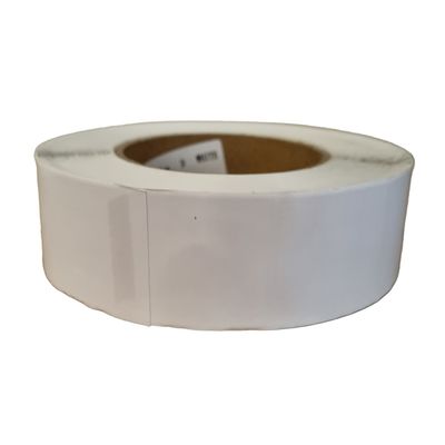 Klebeetiketten 4x4 cm weiss - RF 8.2 MHz