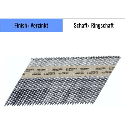 Streifennägel mit D-Kopf - Verzinkt