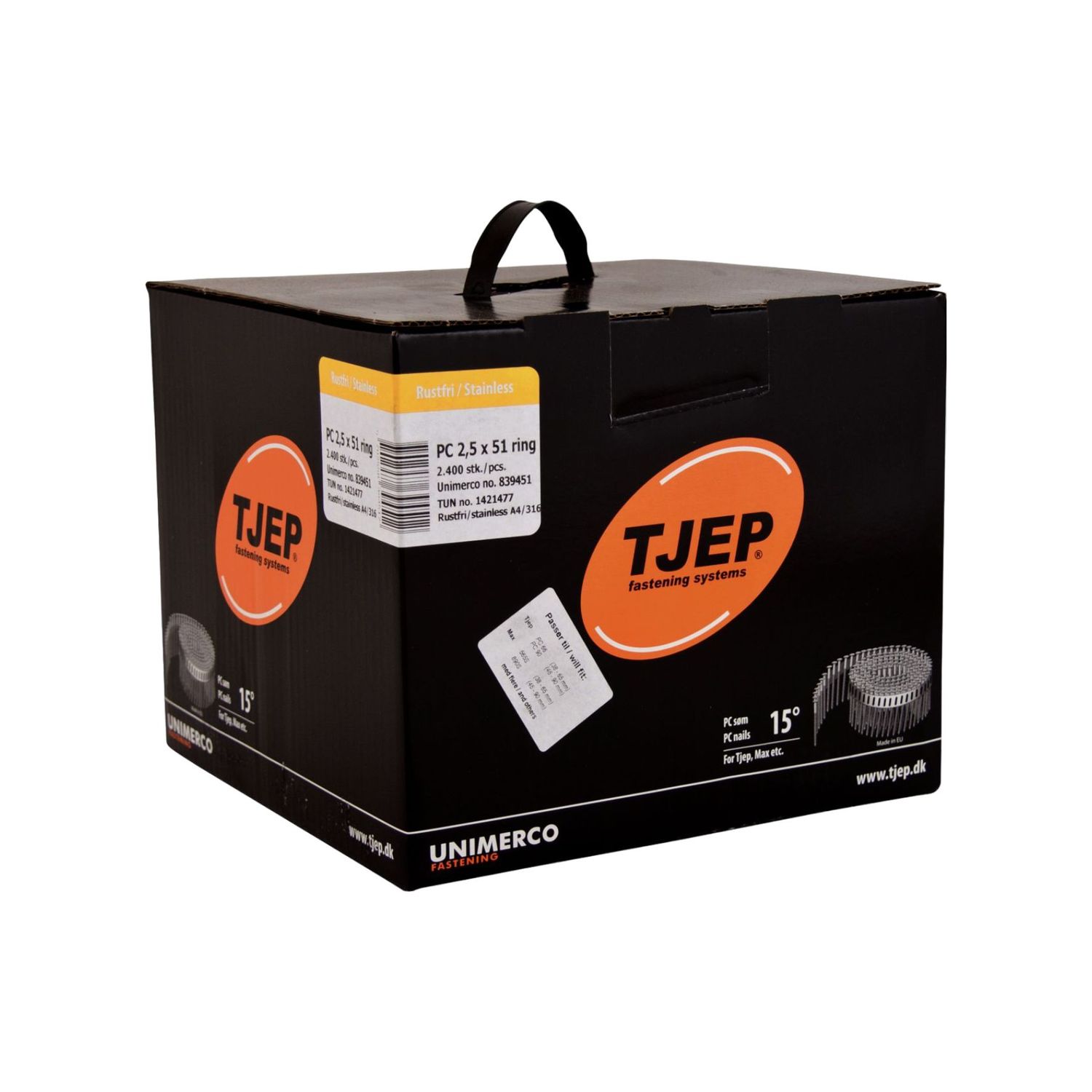 Coilnagel Tjep PC 25/51 - 839451 - V4A Edelstahl - 2.400 Nägel