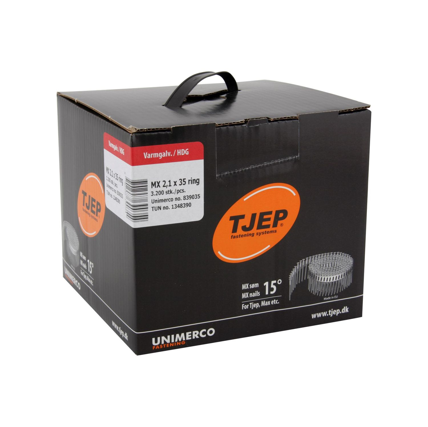 Coilnagel Tjep MX 21/35 - 839035 - feuerverzinkt - 3.200 Nägel