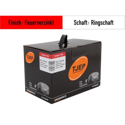 Coilnagel Tjep ZE 21/35 - 835035 - feuerverzinkt - 2.600 Nägel