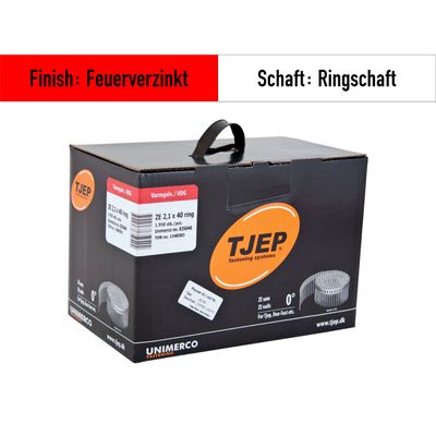 Coilnagel Tjep ZE 21/40 - 835040 - feuerverzinkt - 1.950 Nägel
