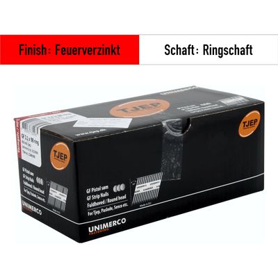 Streifennagel Tjep GF 31/98 feuerverzinkt - 810 Nägel