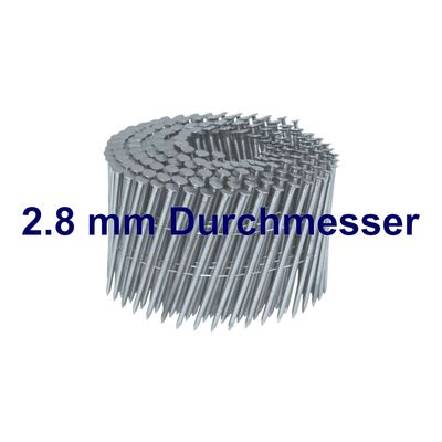 Coilnägel feuerverzinkt - 2.8 mm Durchmesser