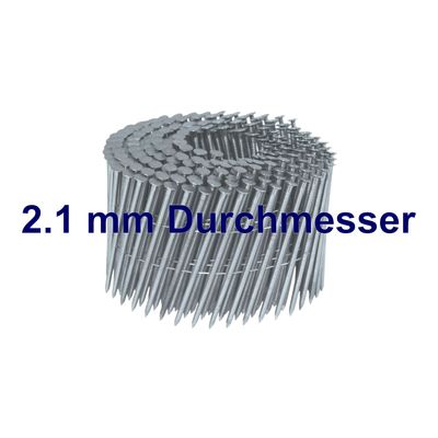 Coilnägel feuerverzinkt - 2.1 mm Durchmesser