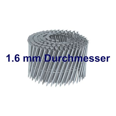 Coilnägel blank - 1.6 mm Durchmesser