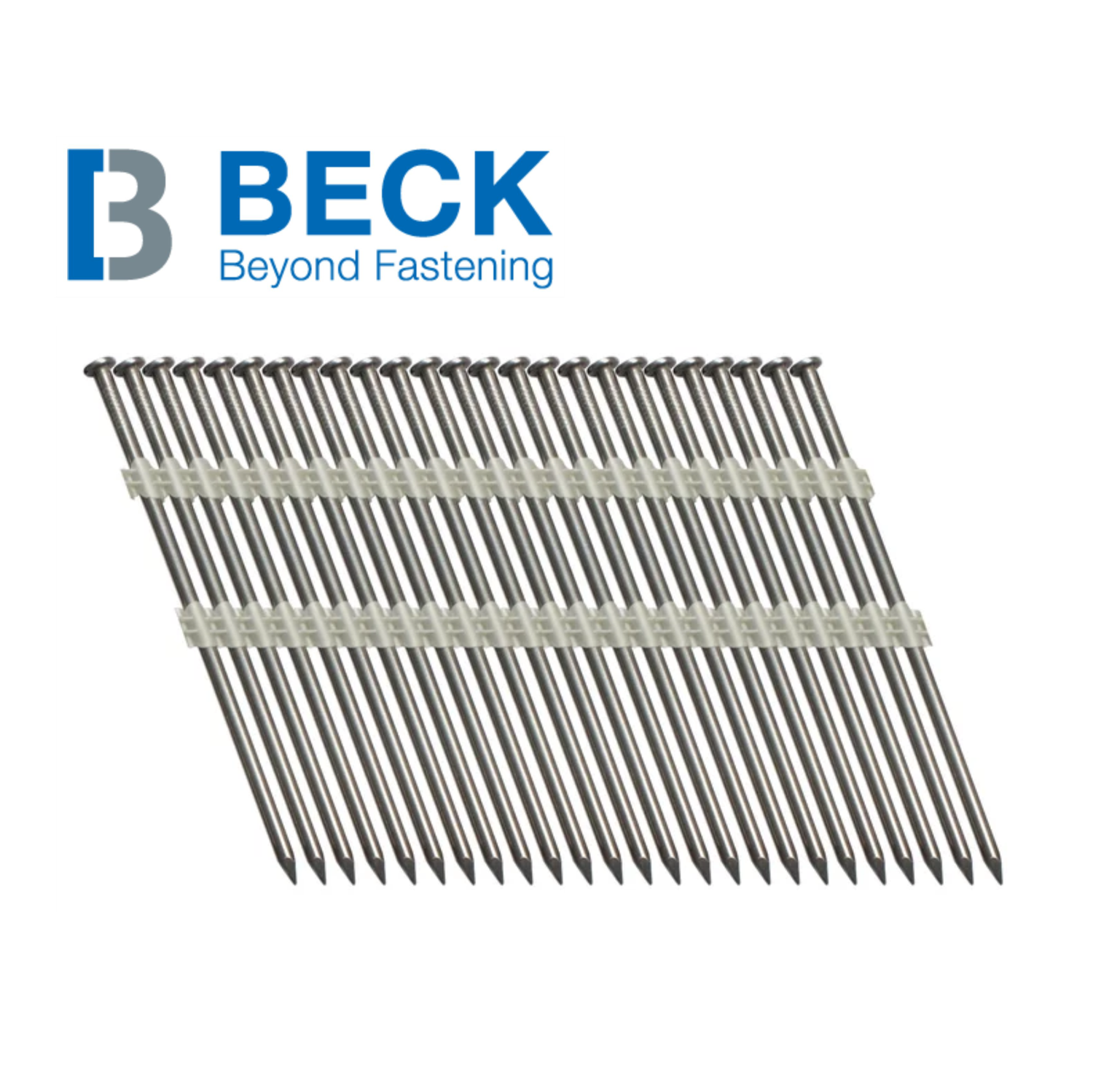 Beck Streifennagel Plastikgebunden - Rundkopf - 3.8 x 130 mm