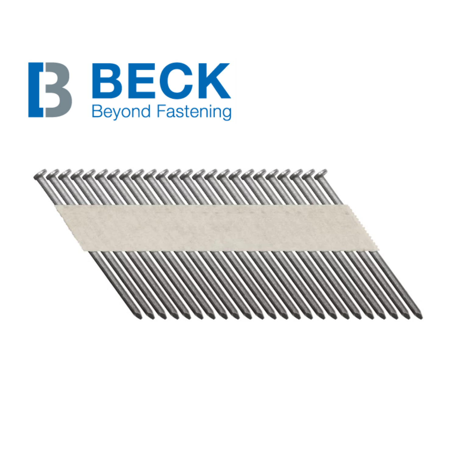 Beck Streifennagel Papiergebunden Offset - Rundkopf - 2.9 x 60 mm blank