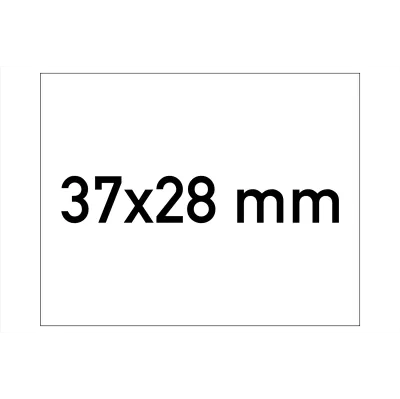 Etiketten 37x28 mm rechteckig
