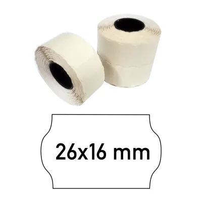 Etiketten 26x16 mm weiss