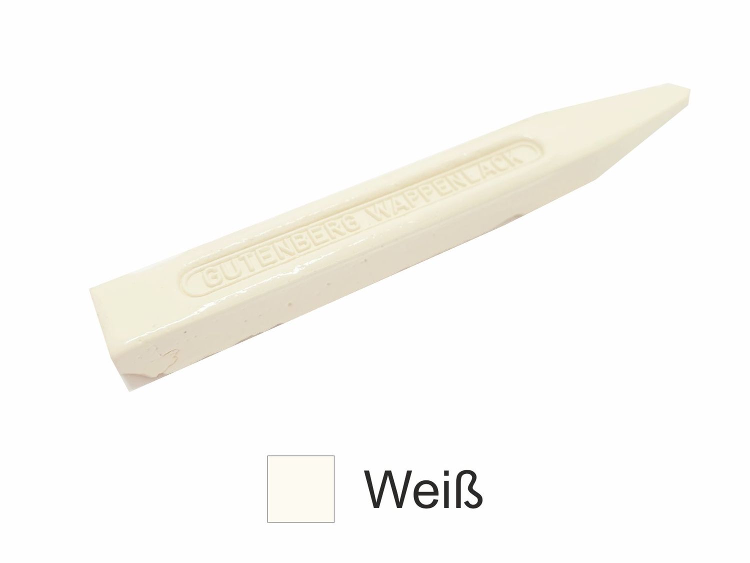 Gutenberg Siegellack - Wappenlack Weiß