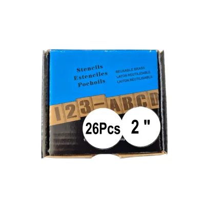 Steckschablonen Satz A-Z - 50 mm