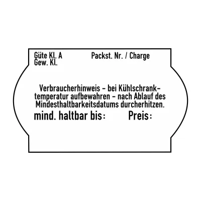 Etiketten 32x19 mm Eier