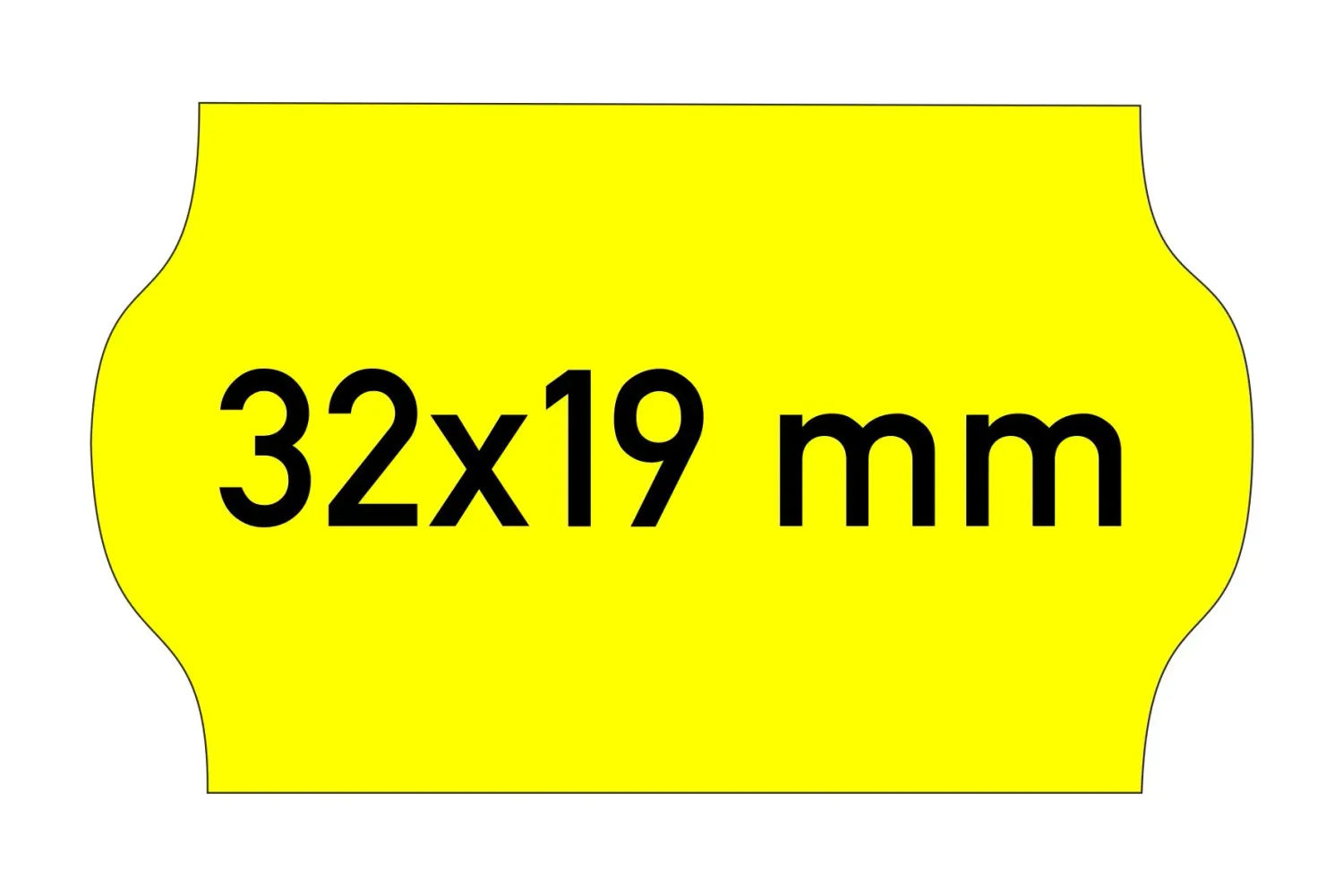 Etiketten weiß/grau 18er Pack 82x36mm Papier