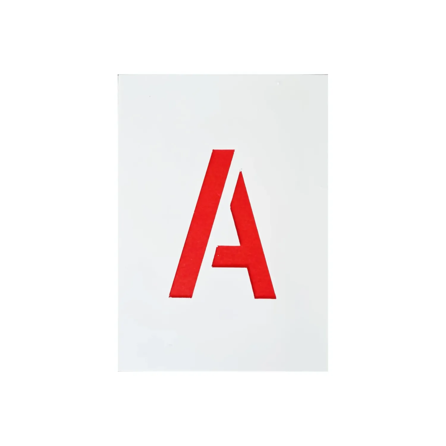 Buchstaben Schablonen A-Z Kunststoff 90 mm