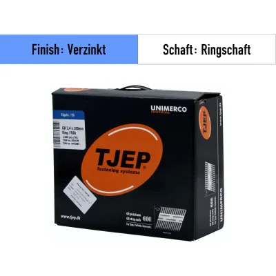 Streifennagel Tjep GR 34/100 verzinkt - 1.600 Nägel