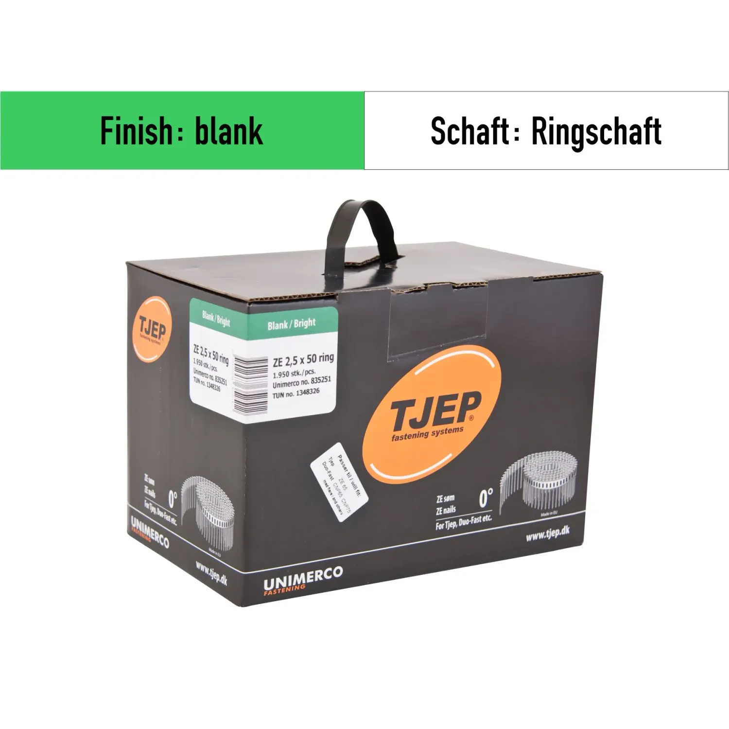 Coilnagel Tjep ZE 25/50 - 835251 - blank - 1.950 Nägel