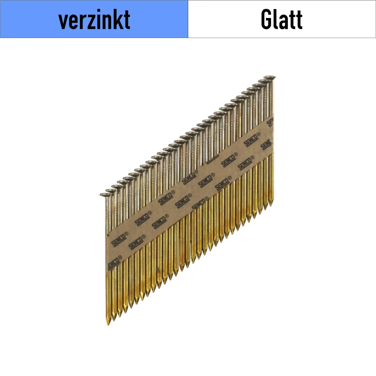 Streifennagel Senco EC49AABKR - verzinkt - 2.3 x 45 mm - 2.000 Nägel