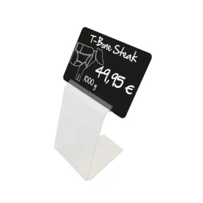 Kartenhalter - Schilderständer transparent