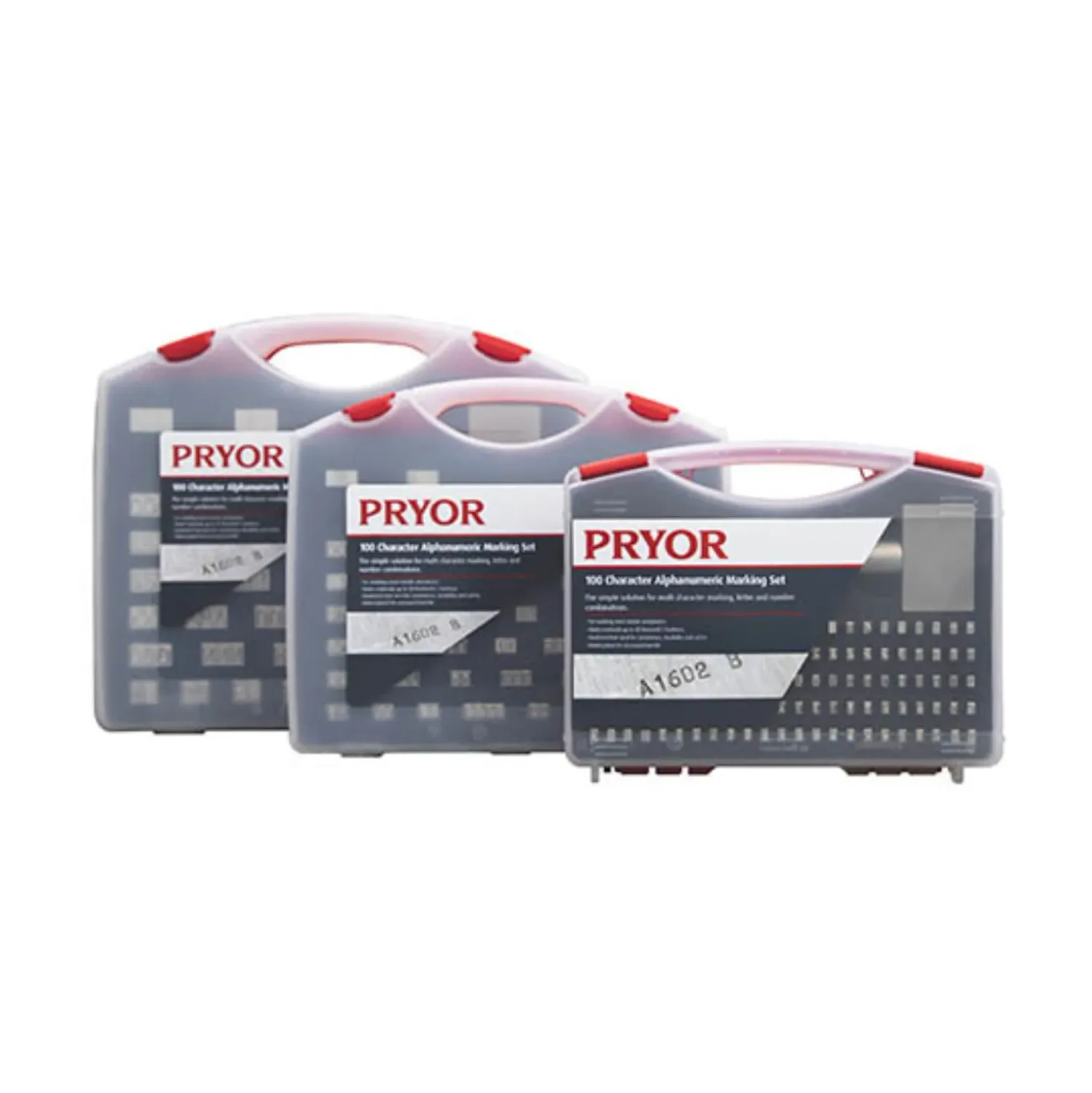 PRYOR Stahltypensatz 2.0 mm mit Typenhalter