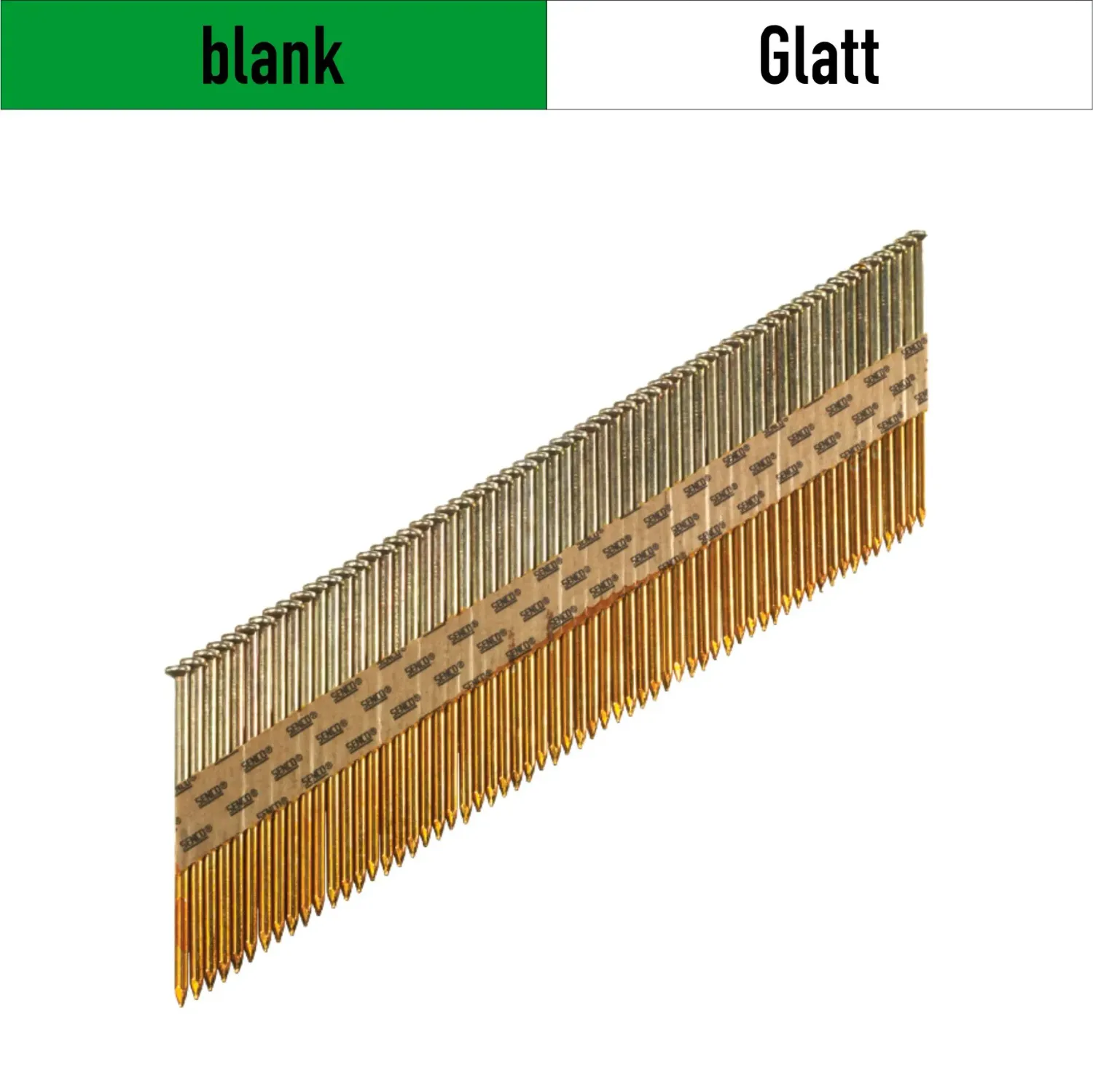 Streifennagel Senco HC58APBKR - blank - 3.1 x 80 mm - 2.000 Nägel