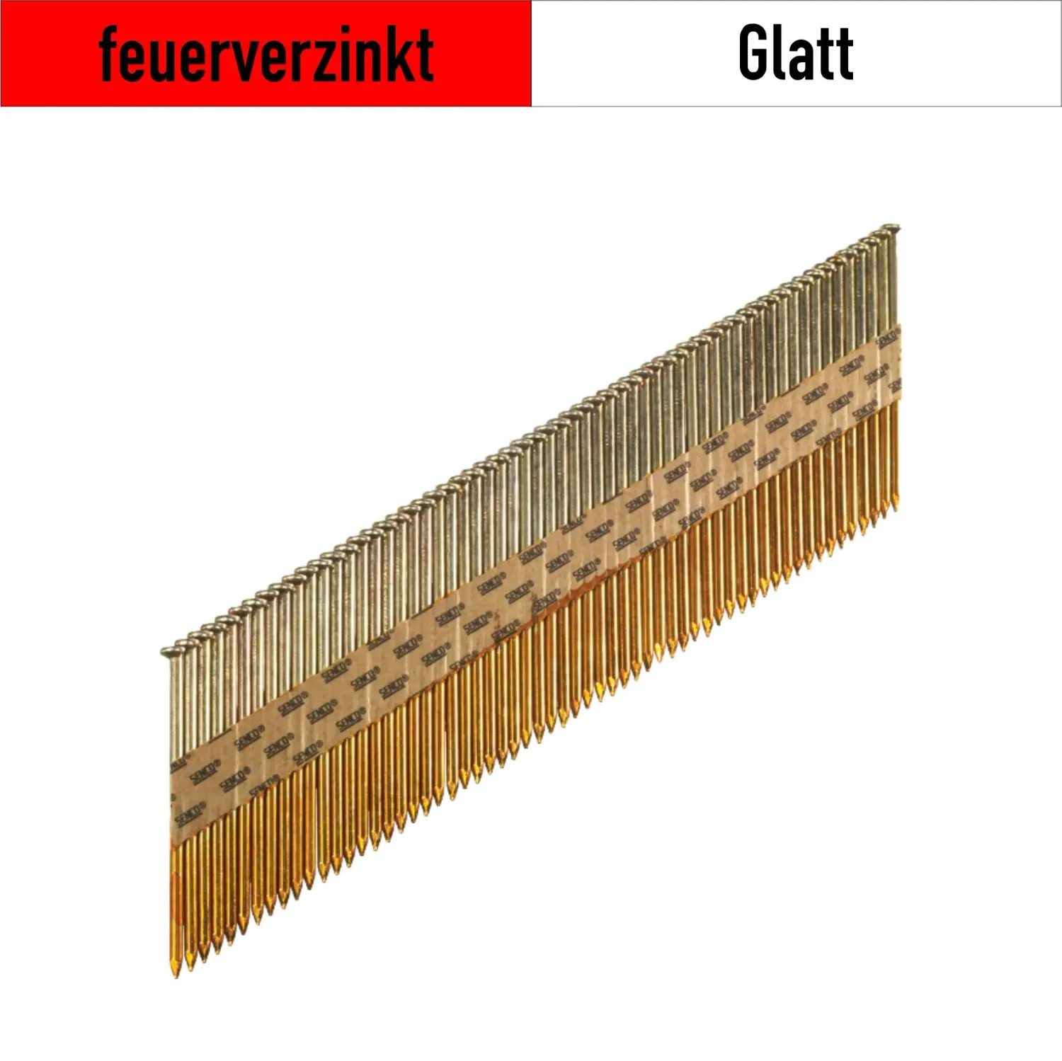 Streifennagel Senco HC59ESBKR - feuerverzinkt - 3.1 x 90 mm - 2.000 Nägel