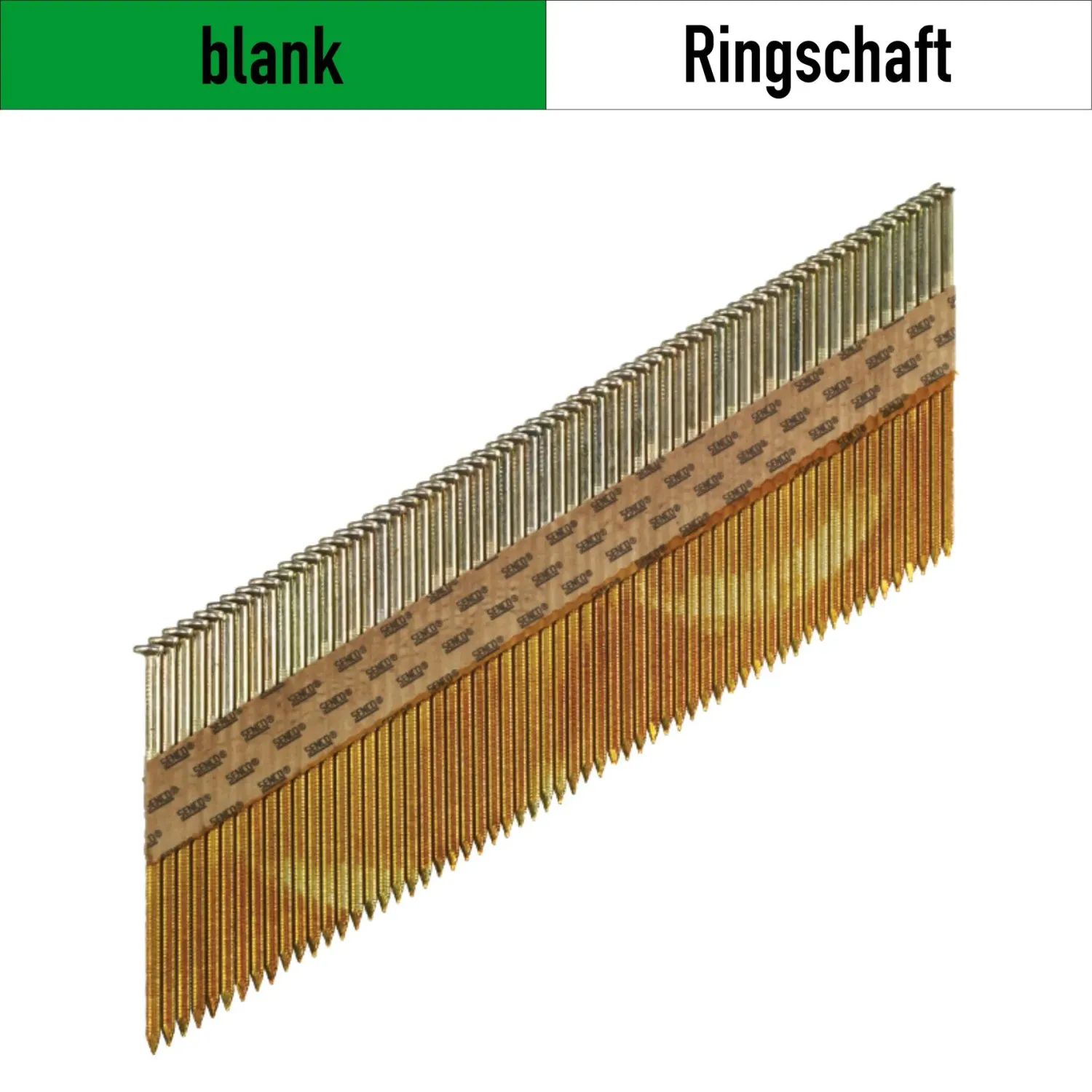 Streifennagel Senco HE57APBKR - blank - 3.1 x 75 mm - 2.000 Nägel